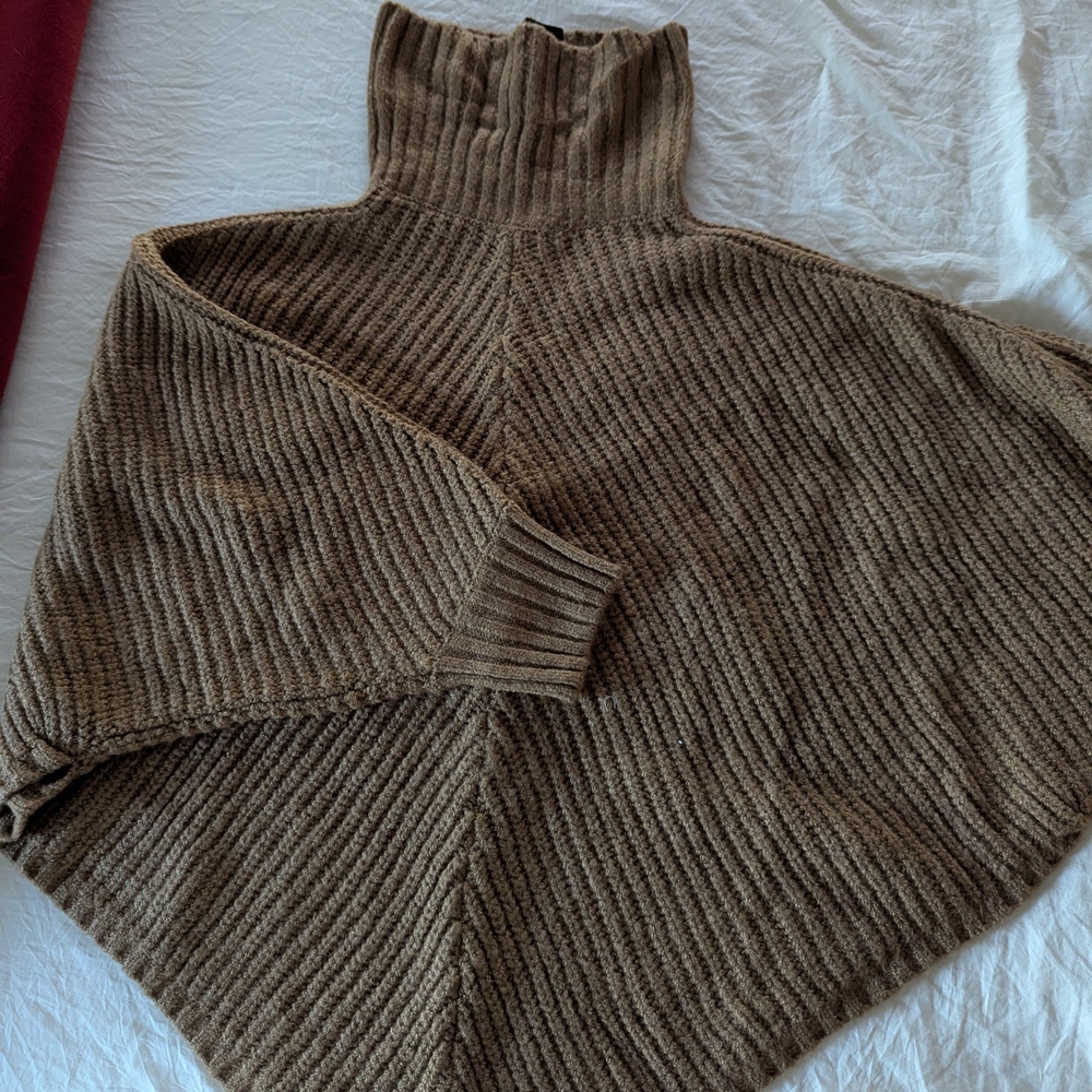 Torrid Ribbed Brown Turtleneck Sweater
